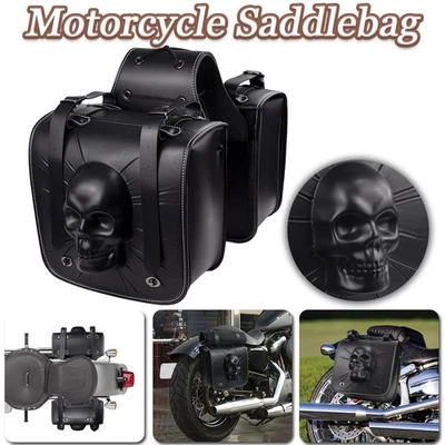 Motorcycle Saddle Bag Tool Side Bag Fit For Kawasaki VULCAN 1600 VN1600 Foto 1 de 4