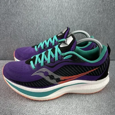 Saucony 内啡肽 Speed 2 女式 9.5 码跑步鞋紫色玉 — 第 1/4 张图片