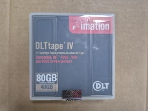 Imation DLTtape IV 1/2" Cartridge Tape 40GB / 80GB (Brand New - Unsued) - Afbeelding 1 van 11
