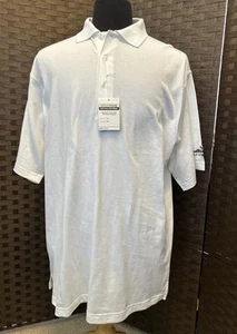 Nature Tech Ez-Care/Ez-Wear White 1/4 Button Down Pullover Golf Shirt XL  NWT - Picture 1 of 11