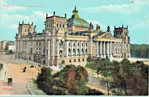 De Berli8n Germania - Edificio del Reichstag - Cartolina d'epoca c1908 (F8) - Foto 1 di 4