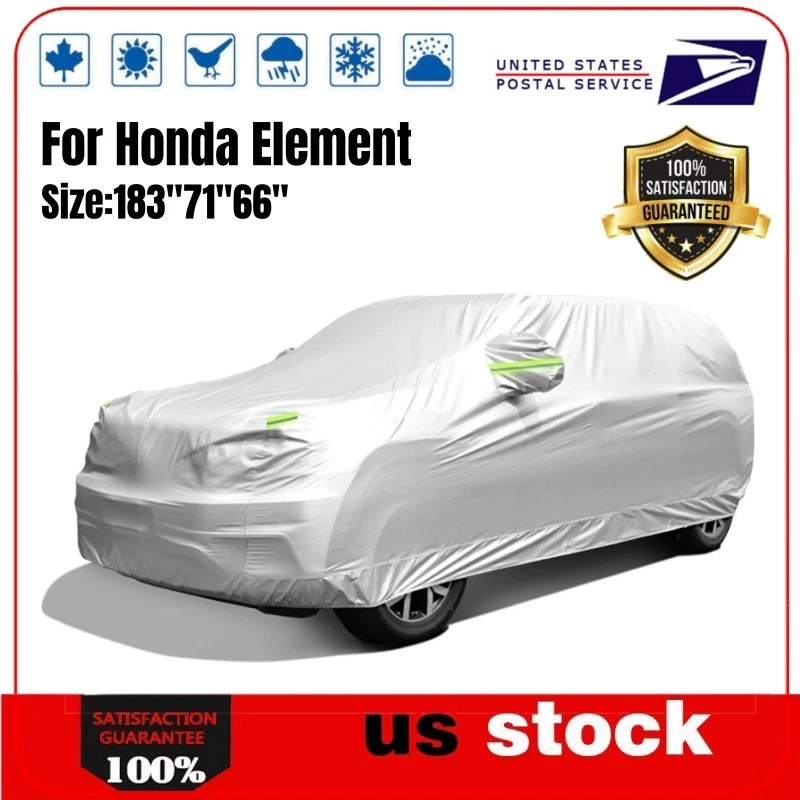 For Honda Element Car Cover Outdoor Snow Frost Dust Sun All Weather Protection - Image 1 of 4