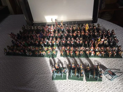 Lote Napoleónico Británico Polvo Negro Pintado Foto 1 de 4