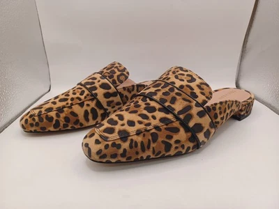 NUEVO Cole Haan Pasha Mula Estampado Leopardo Gamuza Mujer Talla 8.5 EE. UU. W32481 Foto 1 de 4
