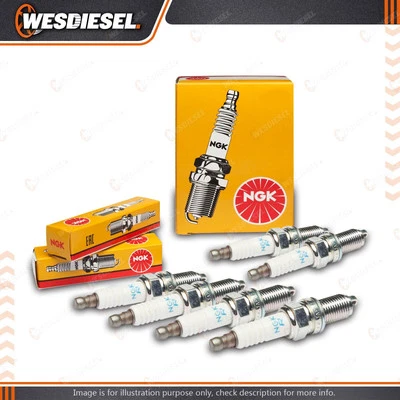 6 x NGK Standard Spark Plugs fits Chrysler Sebring JS 2.7L EER V6 MPFI V-DOHC - image 1 of 2