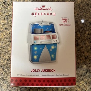 Hallmark Wonder & Light Keepsake MAGIC CORD Ornament Jolly Jukebox 2013 - Picture 1 of 5