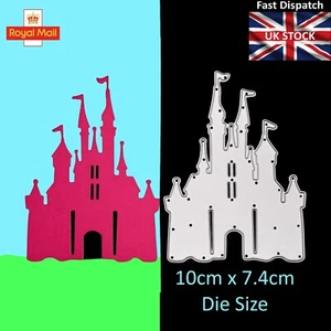 Disney Castle Metal Cutting Die, Card Making, Crafts *UK Seller, Fast Post* F4 - Foto 1 di 5