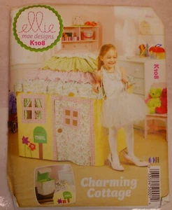 Ellie Mae Designs K 108 Sewing Pattern Play CHARMING COTTAGE Table Cover UNCUT - Picture 1 of 1