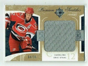 09-10 UD Upper Deck Ultimate Premium Swatches  Eric Staal  /35  Jersey