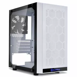 Silverstone SST-PS15W-G (White + tempered glass window) Precision Series MATX  - Picture 1 of 5
