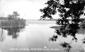 # G3037 WATERVILLE, MN. REAL PHOTO POSTCARD, LAKE - Picture 1 of 2
