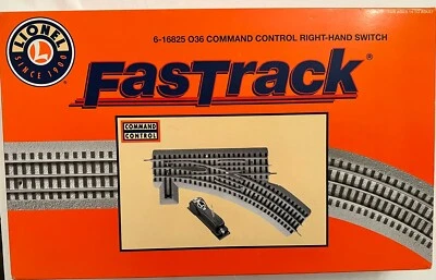 LIONEL 6-16825 Fastrack O Scale O36 Command Control Right- Hand Switch - Image 1 of 4