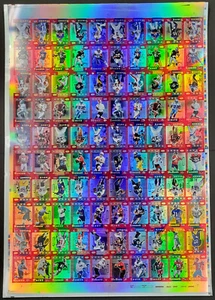 1999 Leaf Certified Mirror Red Uncut Sheet EDGERRIN JAMES RC MARINO ELWAY FAVRE - Picture 1 of 24