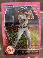 2021  Panini Prizm Draft Picks Colton Cowser Pink Velocity Prizm #PDP5 Orioles