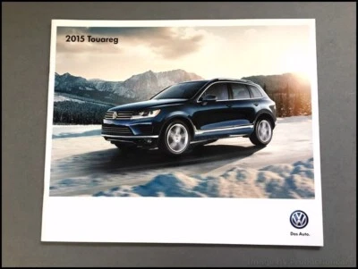 2015 VW Volkswagen Touareg 16-page Original Car Sales Brochure Catalog Foto 1 de 4