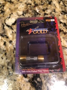 PHOENIX GOLD PGU40 40 AMP HIGH QUALITY! 24kt gold plated glass stytle fuse vinta - Picture 1 of 3