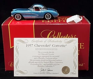 Matchbox 57 1957 Chevrolet Corvette Convertible Chevy Car DYM92139 1:43 Arctic B - Picture 1 of 7