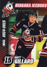 2014/15 Niagara IceDogs - MATT GILLARD