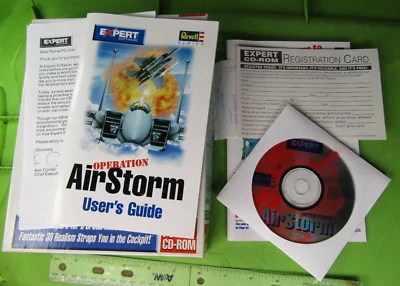 Operation Air Storm PC CD classic war pilot aircraft jet flight combat sim game! - Image 1 of 4