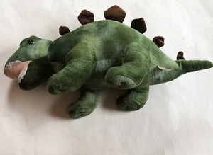 Dan Dee Collector's Choice Stegosaurus Dinosaur Large Green Gold Spikes Plush - Imagen 1 de 5