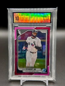 Luis Robert Jr. 2024 Bowman Chrome #54 FUCHSIA REFRACTOR /299 ARENA 10 GEM MINT - Bild 1 von 2