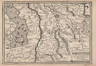 "La Haute Gueldres�". Geldern Venlo Roermond Rheinberg Meuse. DE FER 1705 map