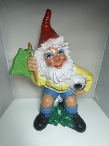 Vintage LIEBERMANN 14” Garden GNOME Football SOCCER Fútbol MASCOT German 825/14 - Picture 1 of 10