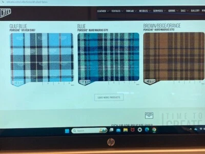 PORSCHE 944 924 911 MANUAL UPHOLSTERY SEAT KIT TARTAN/PEPITA/GERMAN VINYL NEW - Image 1 of 4