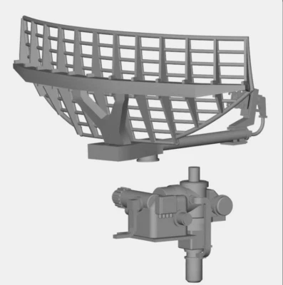 Larsenal	3D 400 280	1:400 French Radar DRBV-15A x1 - Photo 1/2