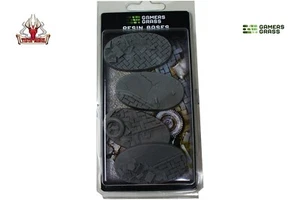 Gamers Grass Urban Warfare Resin Bases Oval 60mm (x4) New - Picture 1 of 2