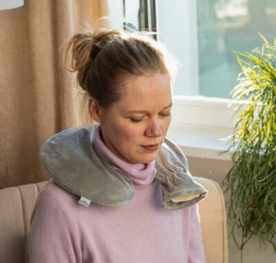 Neck Hot Water Bottle Shoulder Warm Soft Fleece Cover Relax Pain Stress Relief - Image 1 of 4