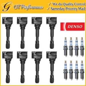 Quality Ignition Coil & DENSO Spark Plug 8PCS for 2013-2014 Audi S6 S8 4.0L V8 - Picture 1 of 5