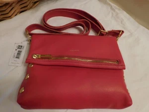 NWT HAMMITT VIP MED CLUTCH/ C/B IN POPPY RED **$425**FREE SHIPPING ** - Picture 1 of 9