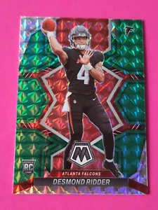 2022 Panini Mosaic #303 Desmond Ridder RC Rookie Falcons Green Mosaic Prizm - Bild 1 von 2