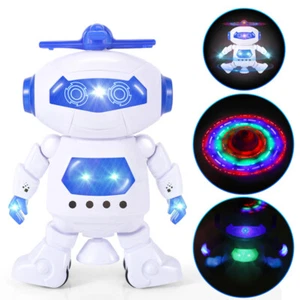 Dancing Robot Toys For Boys Kids Toddler Musical Light Toy Birthday Xmas Gift US - Picture 1 of 16