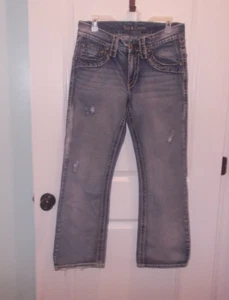 Axe And Crown Jeans Men's 30x30 Slim Fit Distressed Bootcut Blue Denim - Picture 1 of 8