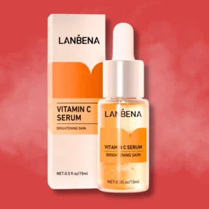 LANBENA 15ml Vitamin C Brightening Face Serum - Whitening & Anti-Aging Formula - Picture 1 of 6