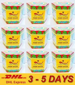 9x19.4g TIGER RED Balm Massage Thai Ointment Relief Insect Bite Muscle Ache Pain - Picture 1 of 4