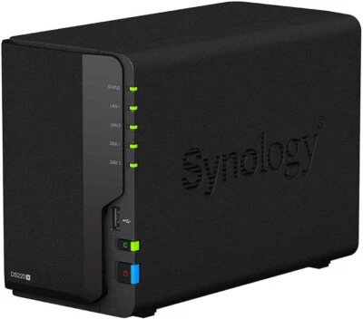 Synology 2 bay NAS DiskStation DS220+ (Diskless),Black  - Image 1 of 2