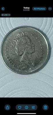 1952-2002  P Canadian 25 Cent Elizabeth II - Image 1 of 2
