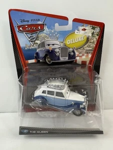 Rare Disney Cars 2 The Queen Blue White - Picture 1 of 3