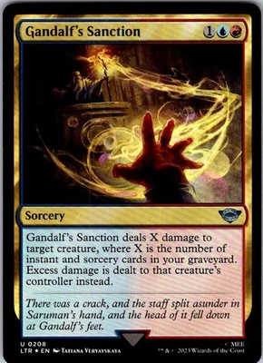 Magic | LTR | Gandalf's Sanction | 208 | Foil | NM - Image 1 of 2