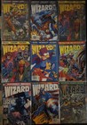 🔥🔥1993-1995 "WIZARD: THE GUIDE TO COMICS" (9 PC.) MAGAZINE LOT!