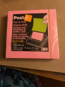 3m Post Up Notes Hot Pink 3x3 Item R330-npl - Picture 1 of 1