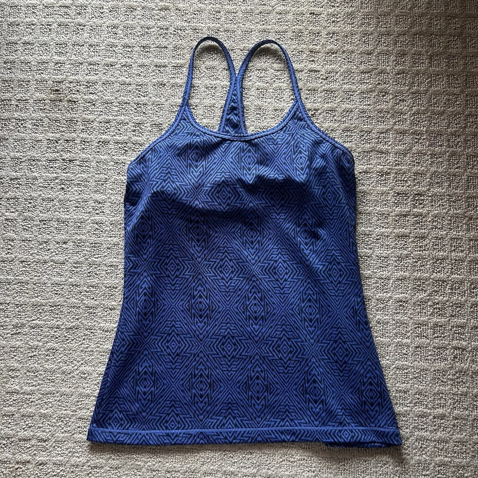 Camisa de treino EMS Eastern Mountain Sports feminina XS esporte azul preta traseira de corrida - Imagem 1 de 4