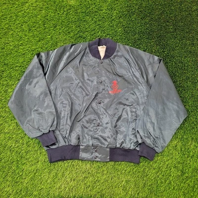 Vintage 1992 Road-EO Bomber Jacket 2XL 28x27 Baggy Newark-Division - Image 1 of 4