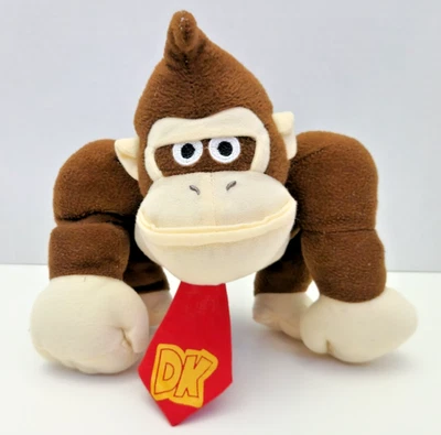 2010 Hudson Sanei Mario Party 8 Donkey Kong Nintendo brinquedo de pelúcia raro - Imagem 1 de 4