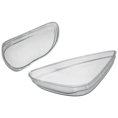 Juego de cubiertas de faros transparentes para Mercedes W220 S400 S500 S600 2002-2006 par delantero Foto 1 de 4