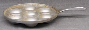 Vintage Cast Aluminum Danish Sperical Pastries Aebleskiver Pan Chicago-19-ILL - Picture 1 of 6