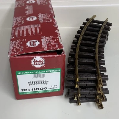 LGB 11000 G Scale R1 30 Degree Curved Track Sections Partial Box 5 Piece - Image 1 of 4